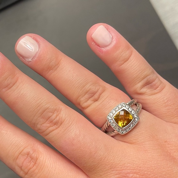 David Yurman Petite Albion Citrine - Picture 1 of 5